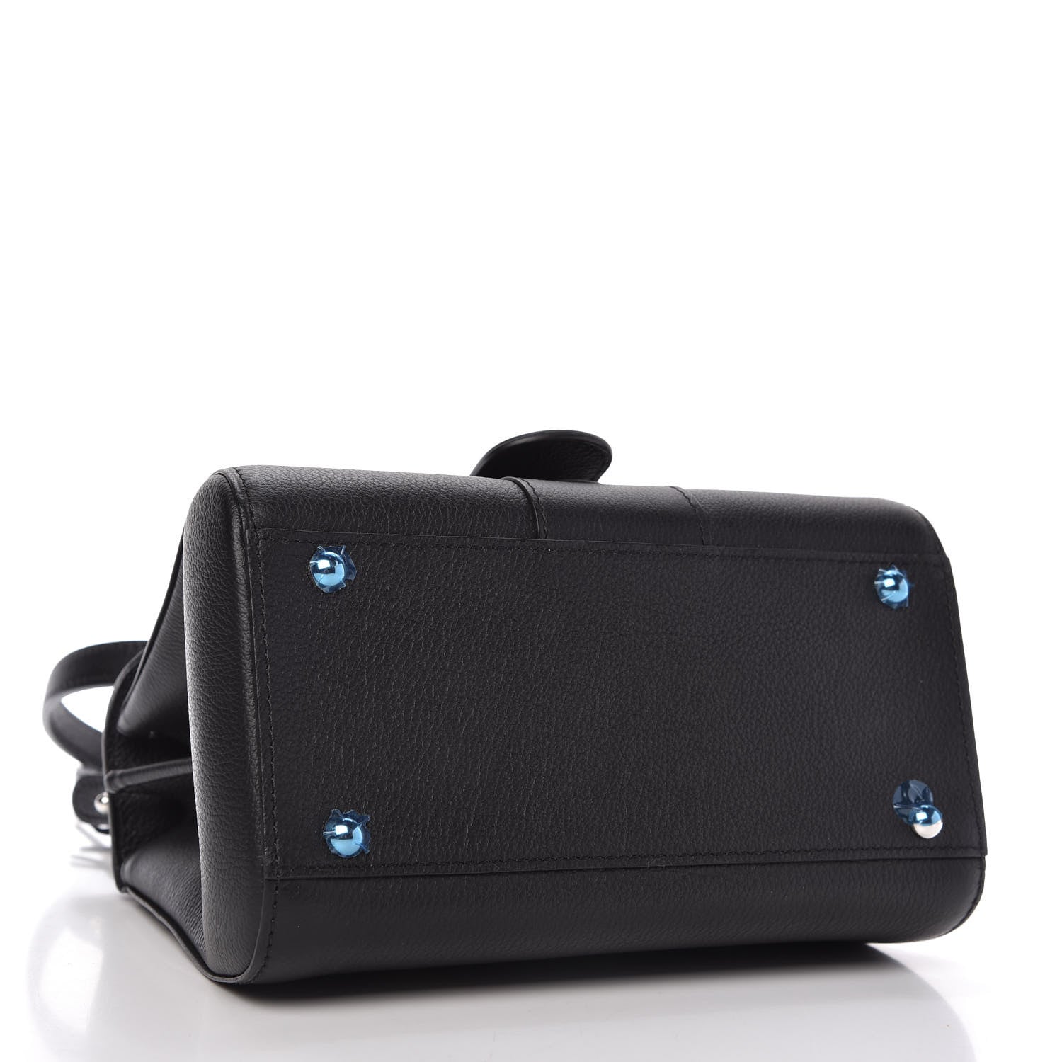 Delvaux Grained Calfskin Mini Brillant Satchel Black 4 of 10