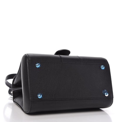 Delvaux Grained Calfskin Mini Brillant Satchel Black 4 of 10