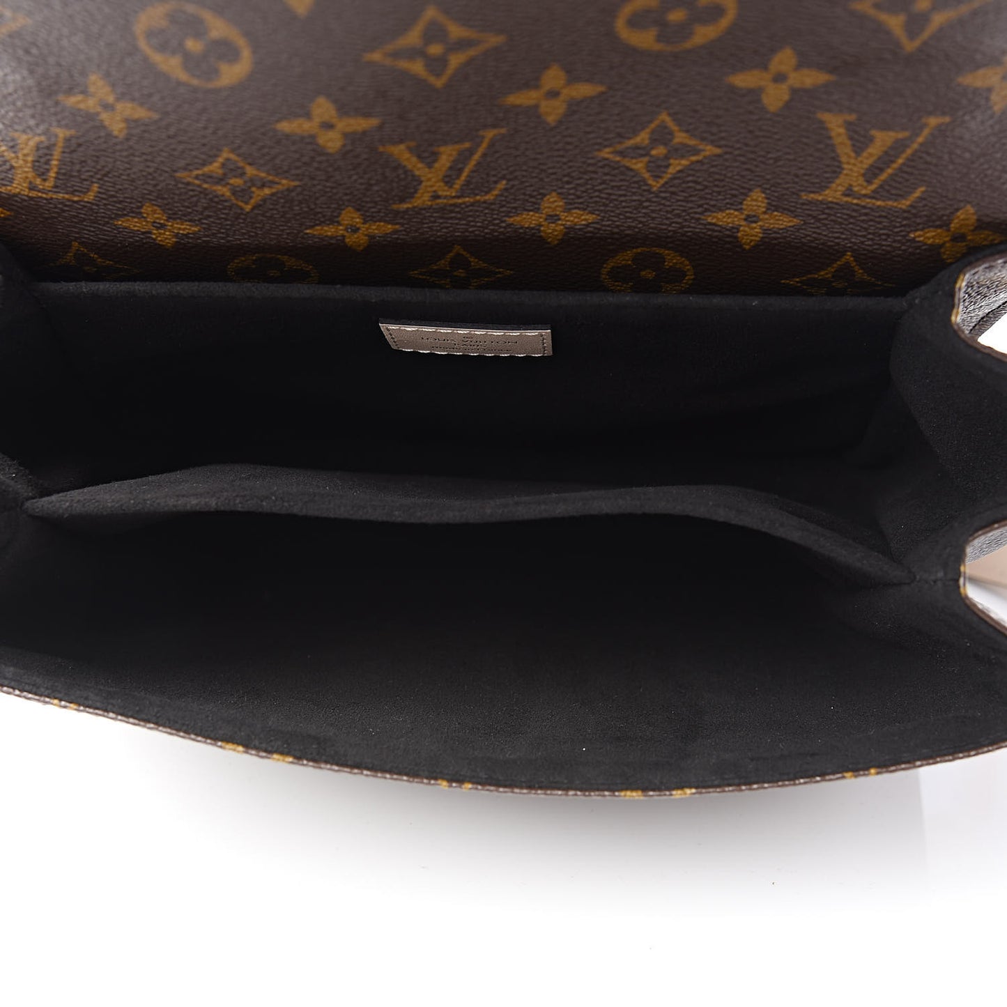 Monogram Braided Pochette Metis Creme Beige