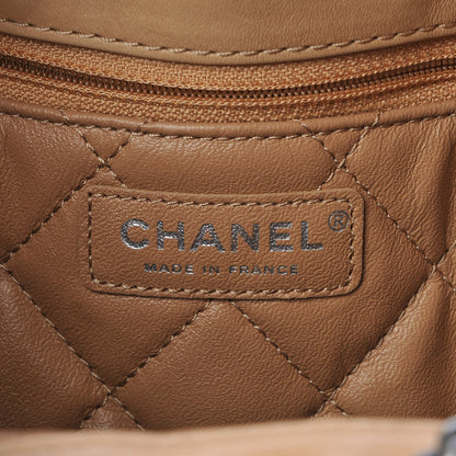 Chanel Calfskin Stitched Medium Urban Luxury Drawstring Backpack Beige 7 of 10