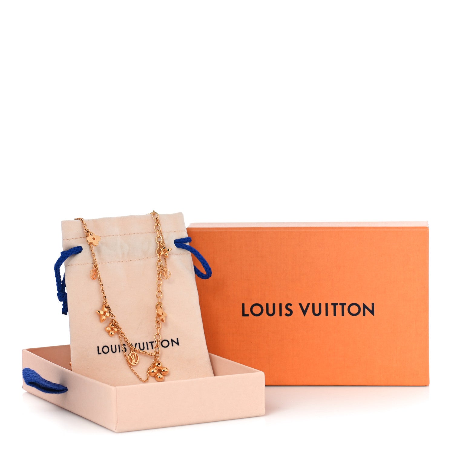 Louis Vuitton Metal Blooming Supple Necklace Gold 6 of 6