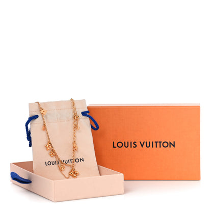 Louis Vuitton Metal Blooming Supple Necklace Gold 6 of 6