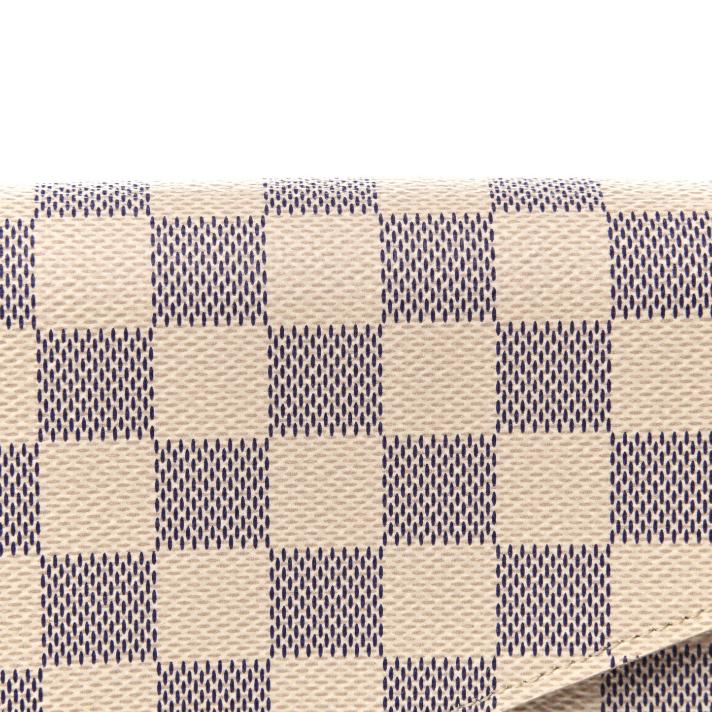 Damier Azur Pochette Felicie Chain Wallet Rose Ballerine