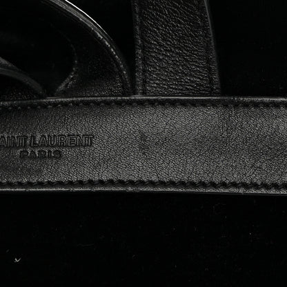 Saint Laurent Velvet Calfskin Small Festival Backpack Black 7 of 13