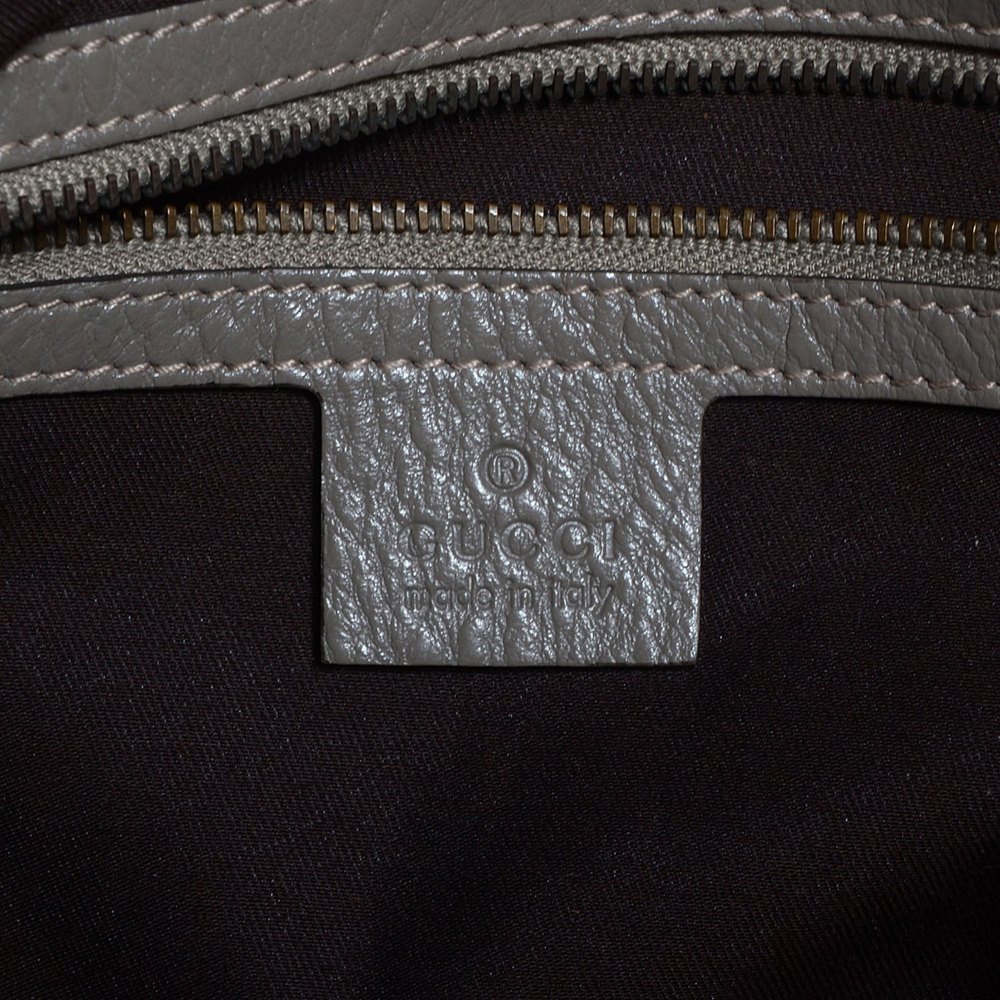 Monogram Large Jockey Hobo Grey