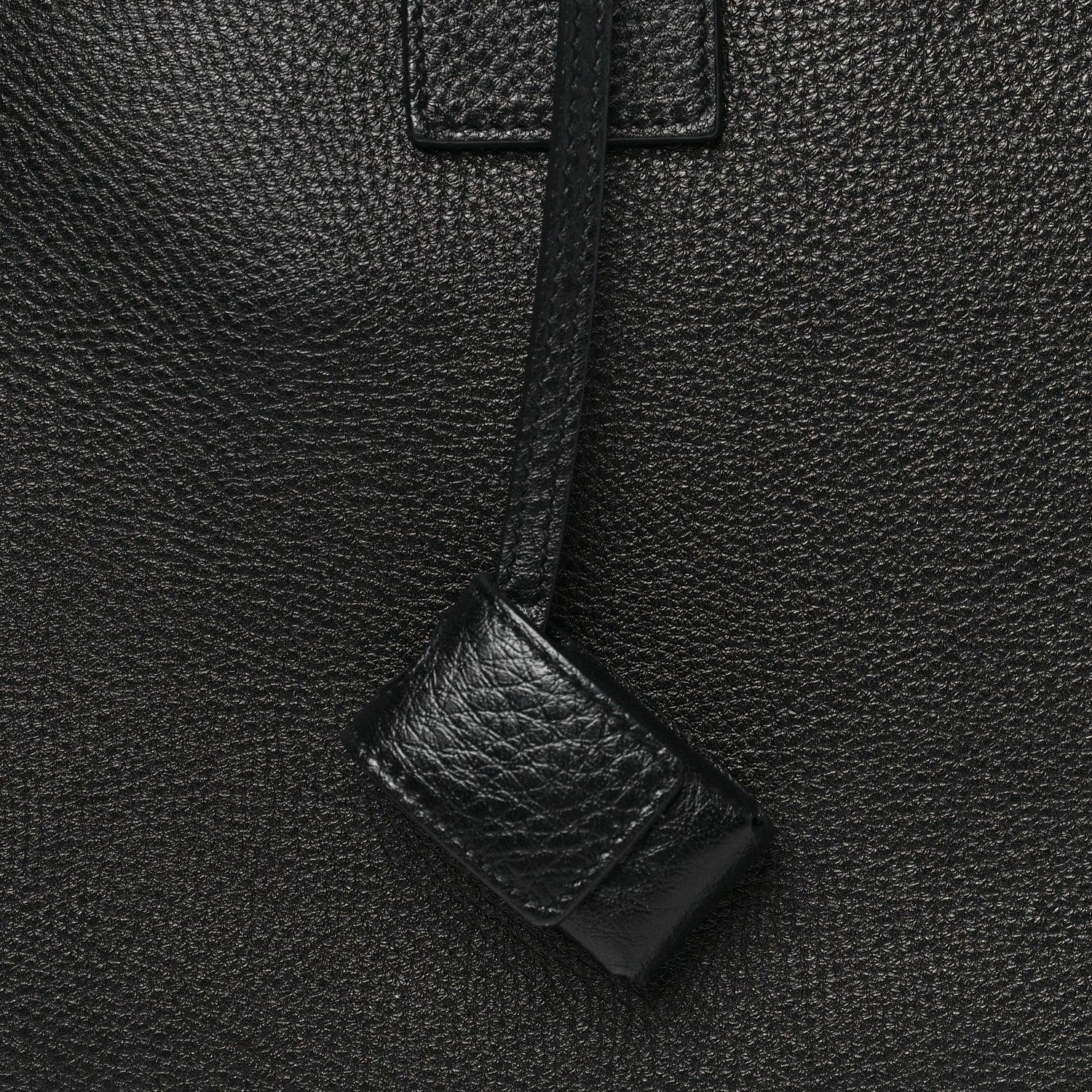 Saint Laurent Grained Calfskin Small Sac De Jour Black 8 of 10