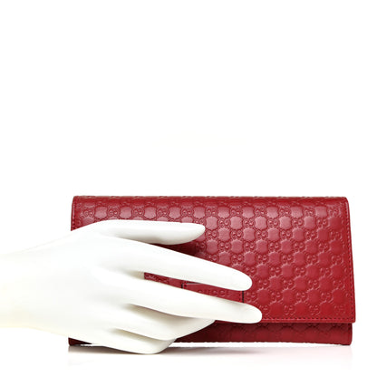 Gucci Soft Microguccissima Continental Wallet Red 2 of 11