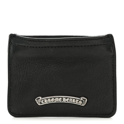 Chrome Hearts Grained Calfskin Dagger Coin Pouch Black 1 of 7
