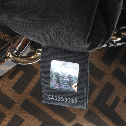 Fendi Zucca Mia Tote Tobacco 7 of 8