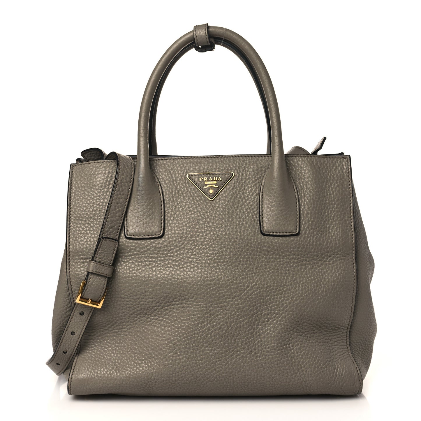 Vitello Daino Shopping Tote Argilla