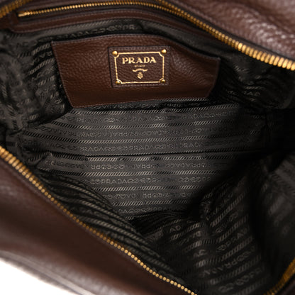Prada Vitello Daino Bowler Bruciato 5 of 9