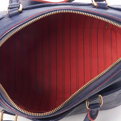 Louis Vuitton Empreinte Speedy Bandouliere 25 NM Marine Rouge 5 of 10
