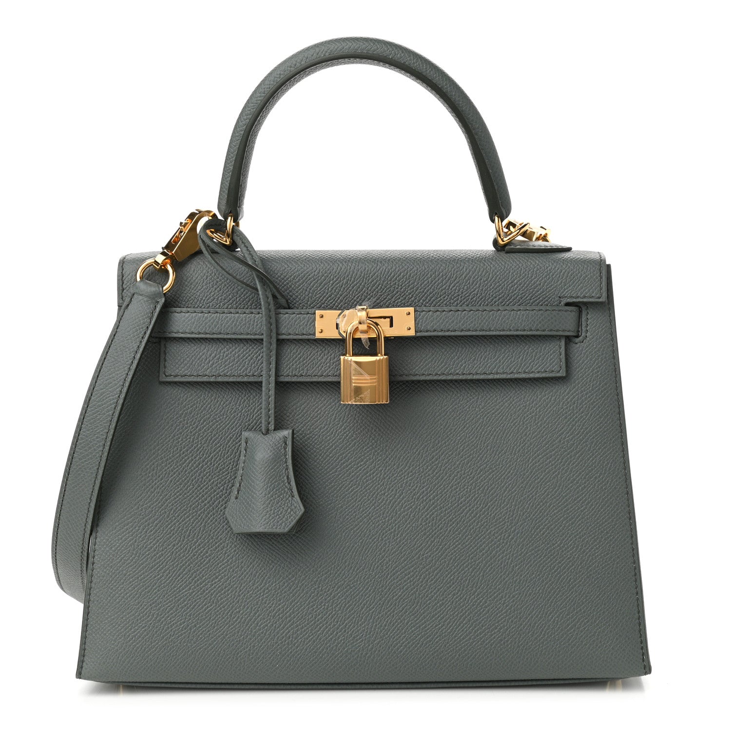 Hermes Epsom Kelly Sellier 25 Vert Amande 1 of 11