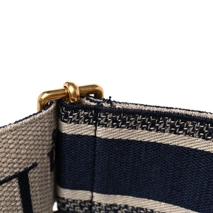 Christian Dior Canvas Embroidered Shoulder Strap Blue 5 of 6