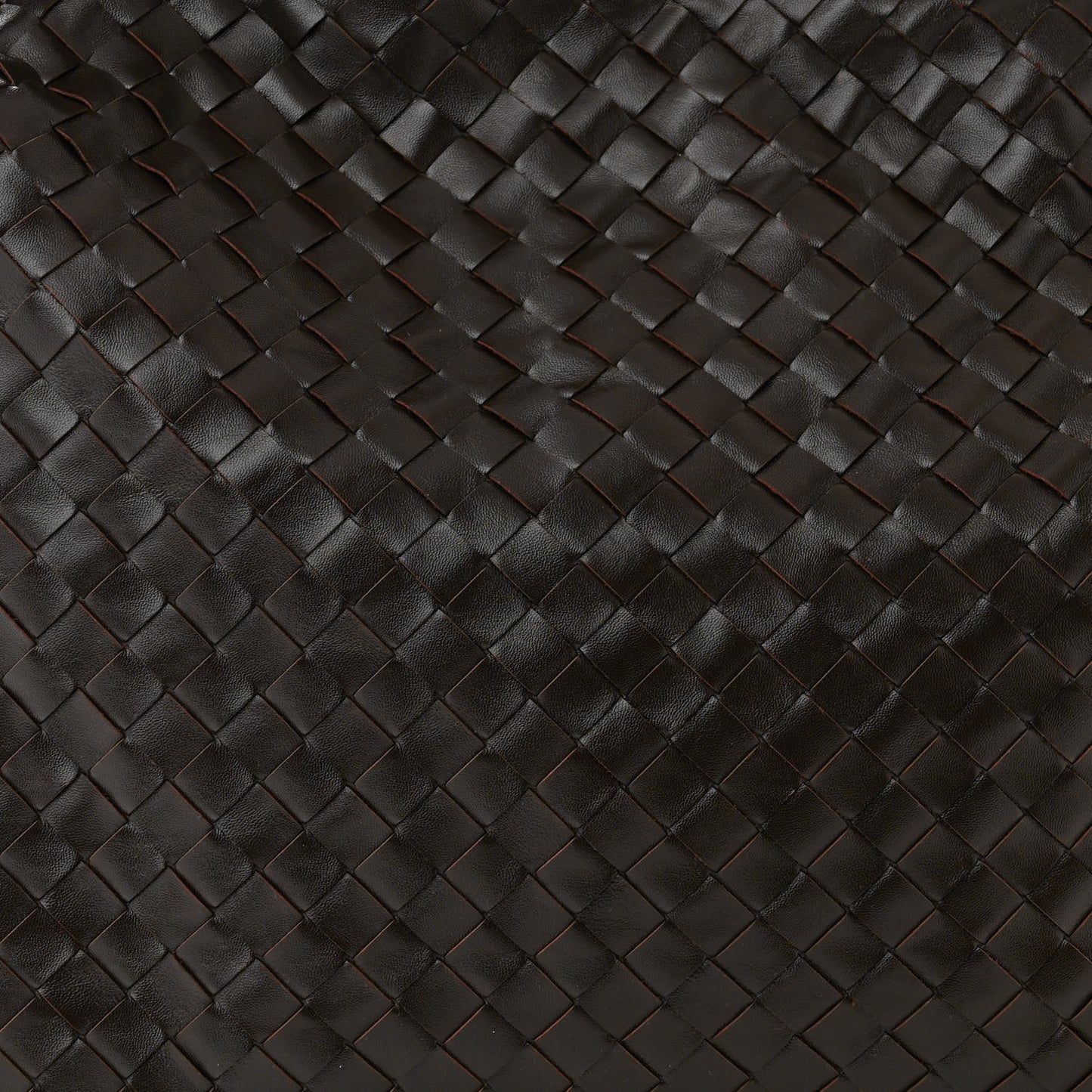 Calfskin Intrecciato Large Hop Ebano