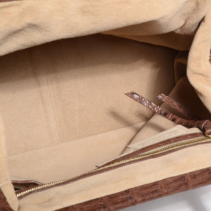 Nancy Gonzalez Crocodile Leaf Frame Bag 5 of 7