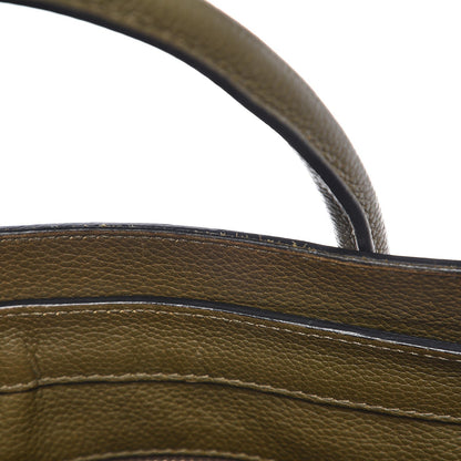 Celine Drummed Calfskin Mini Luggage Jungle 9 of 16