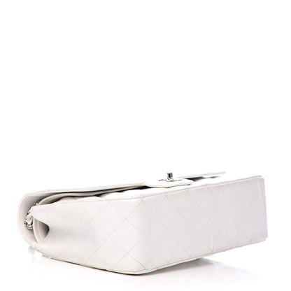 Chanel Caviar Quilted Jumbo Double Flap White 4 of 19
