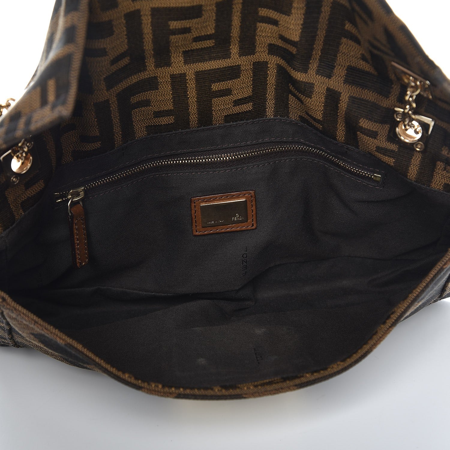 Fendi Zucca Maxi Baguette Bag Tobacco 5 of 8