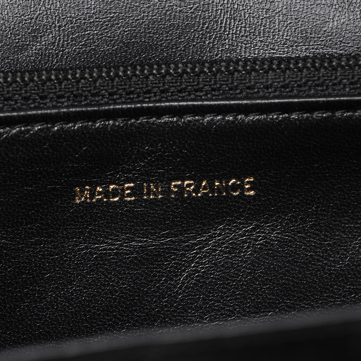 Lambskin Quilted Chocolate Bar Long Wallet Black