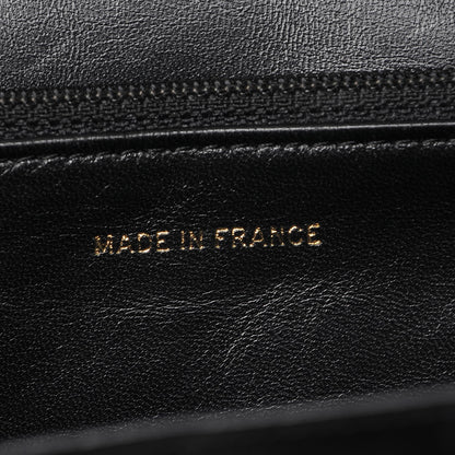 Chanel Lambskin Quilted Chocolate Bar Long Wallet Black 7 of 10