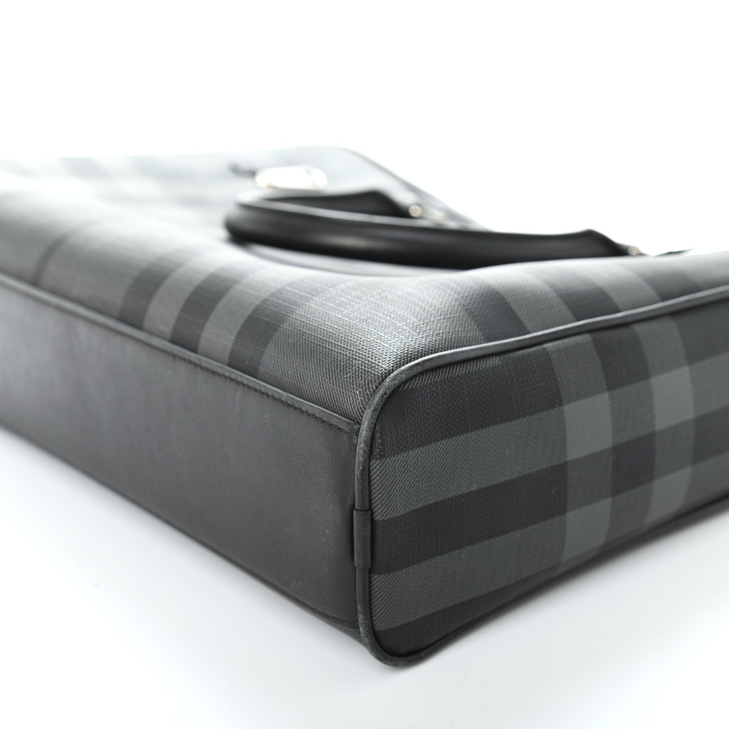 Burberry London Check Large Briefcase Black 9 of 12