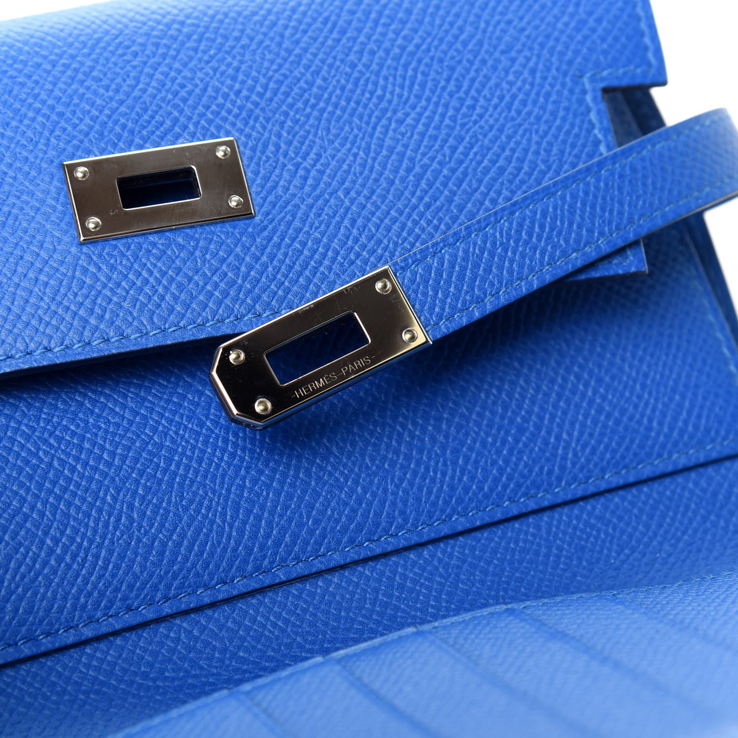 Hermes Epsom Medium Kelly Wallet Bleu Zellige 6 of 9