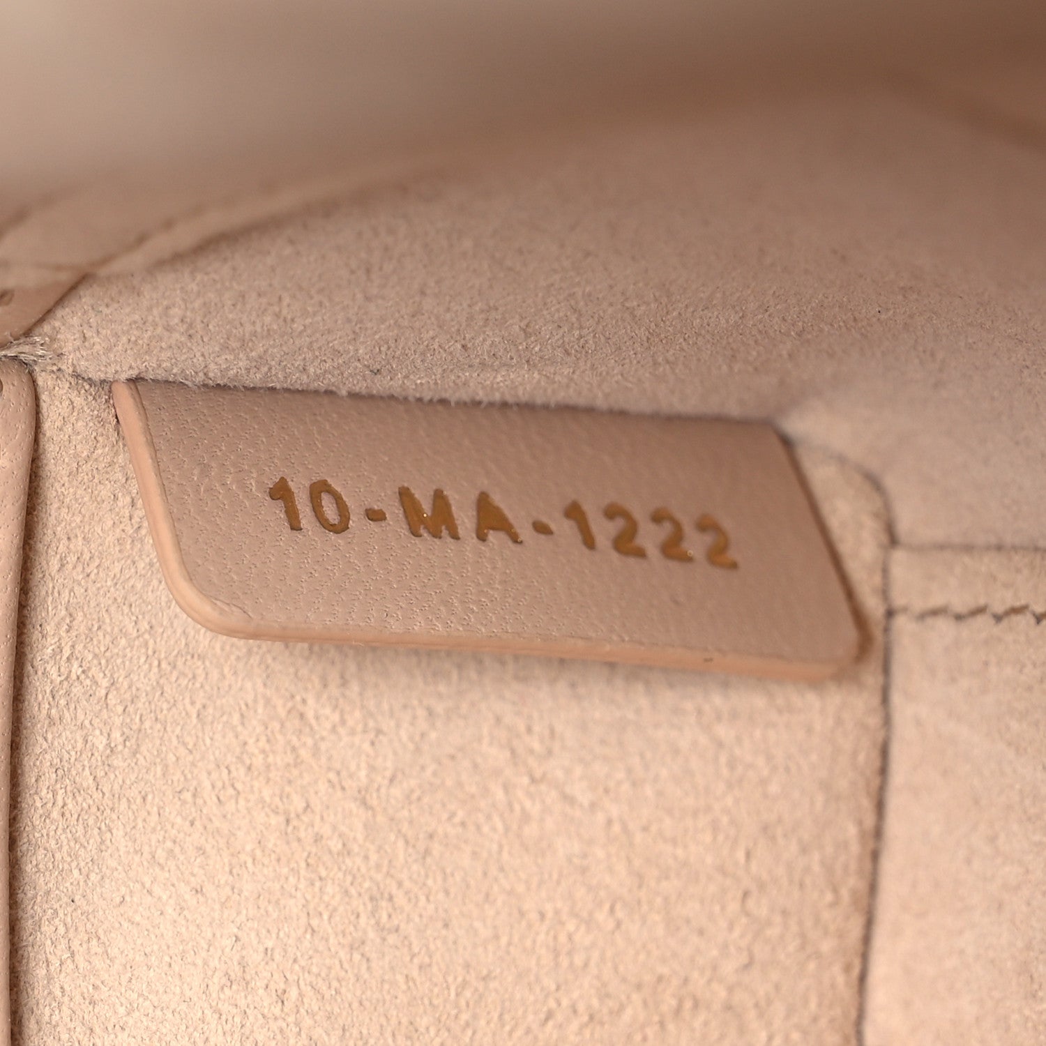 Christian Dior Lambskin Cannage Micro Lady D-Joy Sand Rose 7 of 11