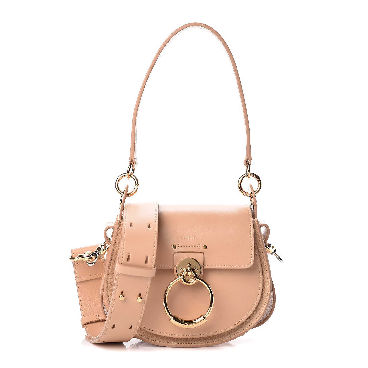 Chloe Calfskin Small Tess Bag Biscuit Pink 1 of 9