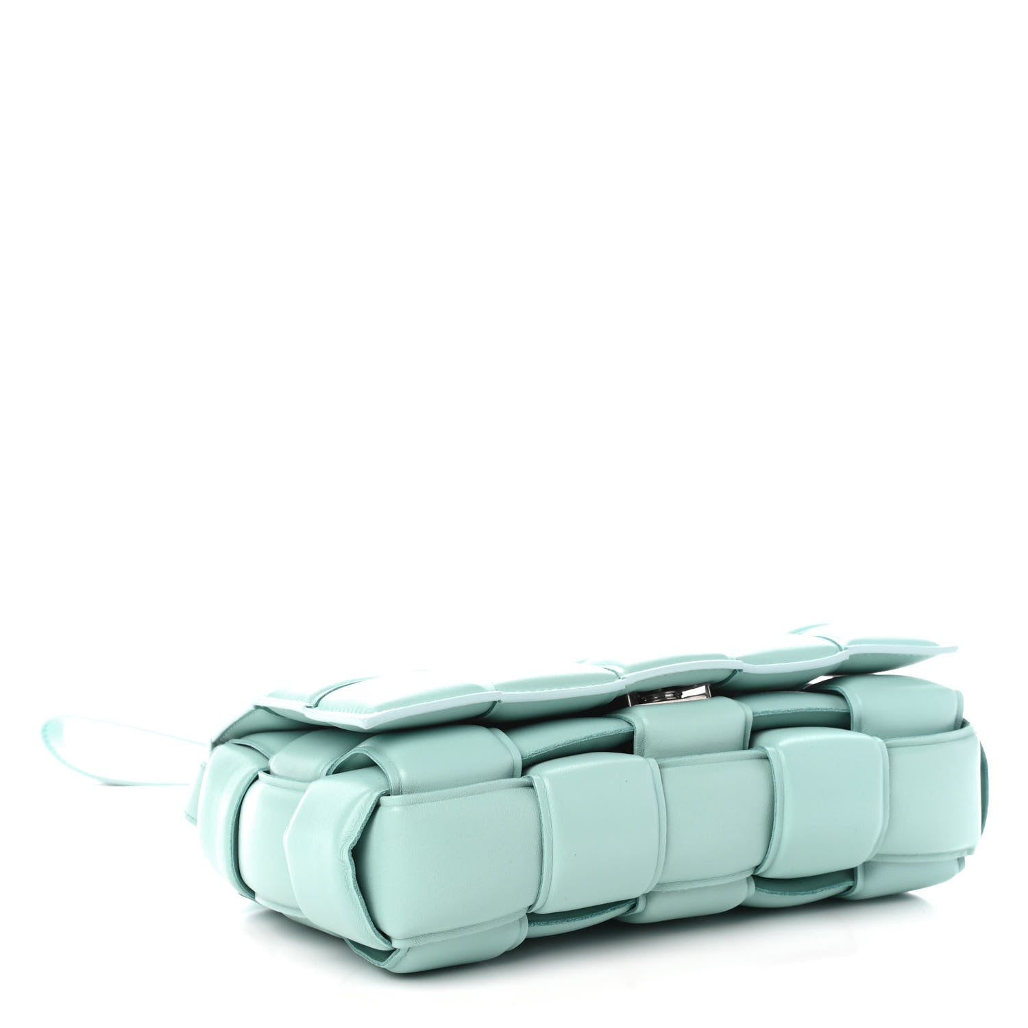 Bottega Veneta Nappa Maxi Intreccio Padded Cassette Crossbody Bag Spearmint 4 of 10