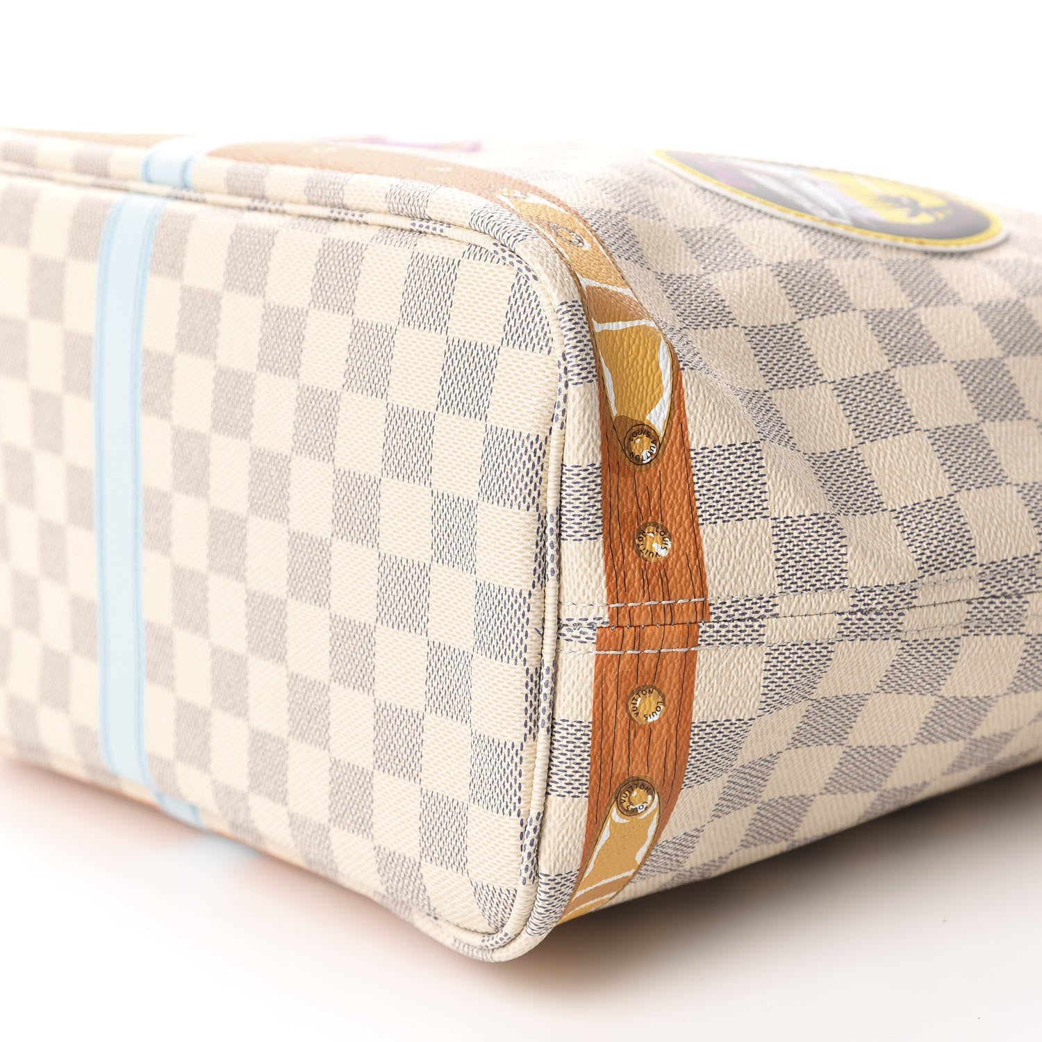 Louis Vuitton Damier Azur Summer Trunks Miami Neo Neverfull MM 7 of 10
