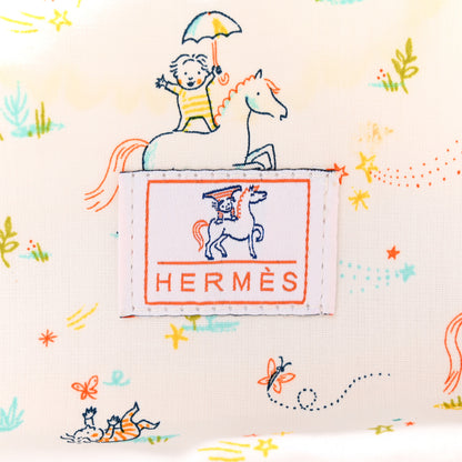 Hermes Printed Cotton Embroidered Medium Toogo Cabriole Case Biscuit 6 of 20
