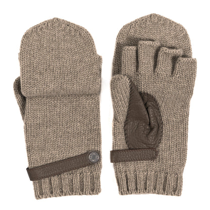 Hermes Cashmere Deerskin Baltimore Gloves S Gris Clair Etoupe 2 of 4