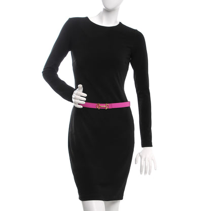 Hermes Swift Epsom 24mm Gamma Belt 75 Magnolia Rouge Casaque 2 of 8