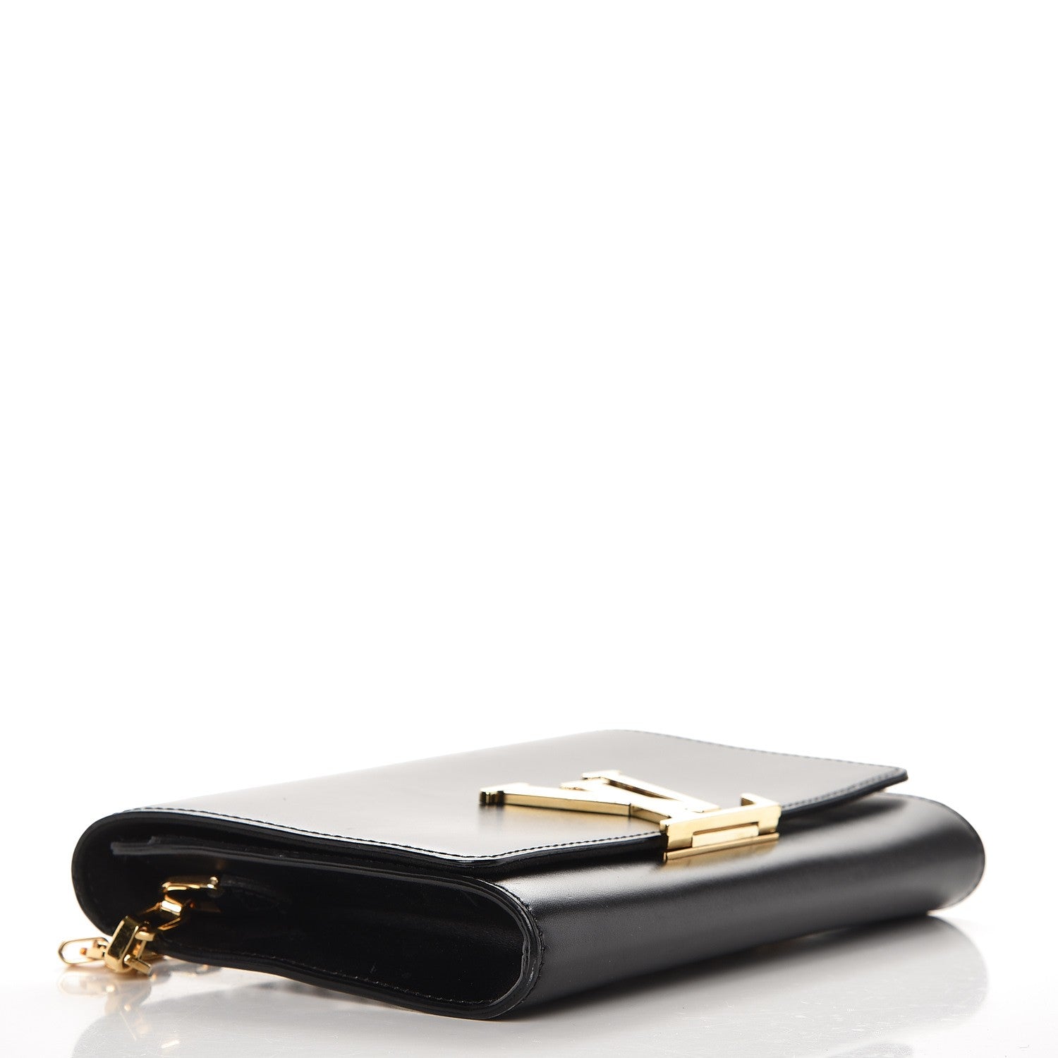 Louis Vuitton Calfskin Chain Louise GM Black 4 of 7