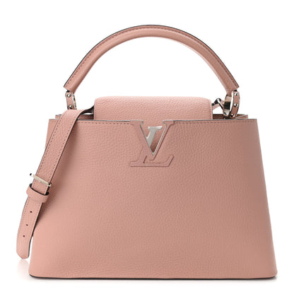 Louis Vuitton Taurillon Capucines PM Magnolia 1 of 10