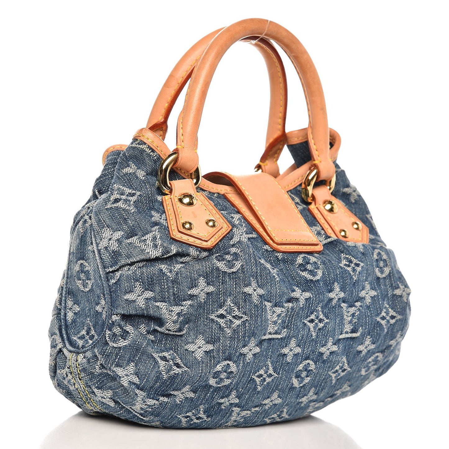 Monogram Denim Pleaty Blue