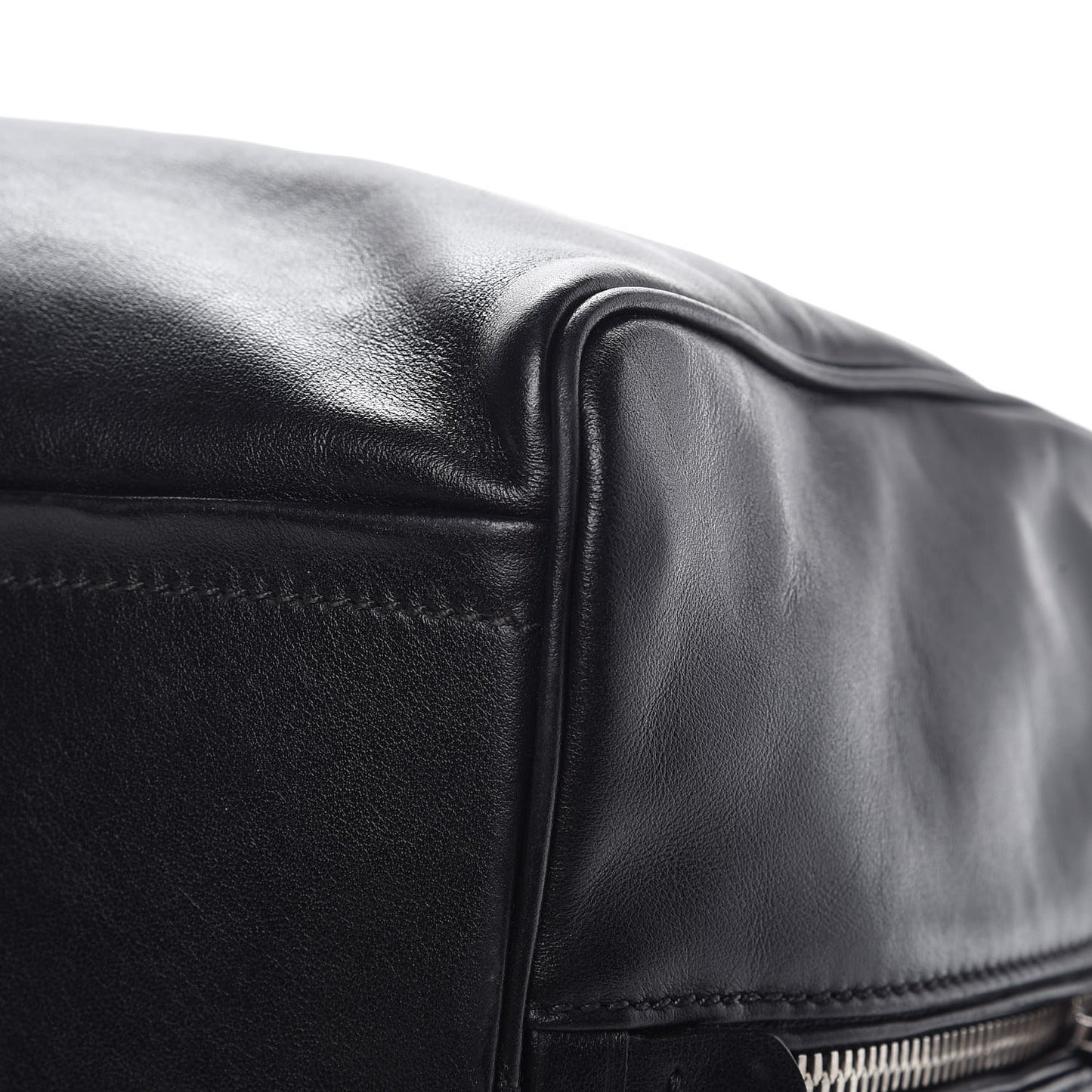 Soft Calf Large Inside Tote Black Mughetto
