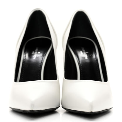 Louis Vuitton Calfskin Monogram Damier Tressage Matchmake Pumps 36 White 2 of 9