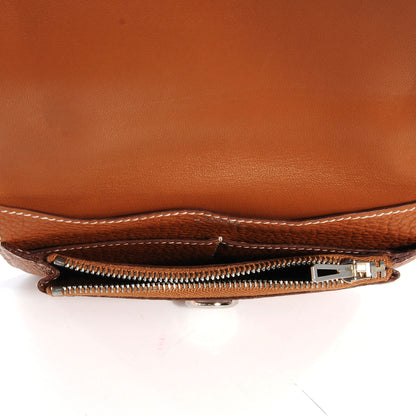 Hermes Togo Leather Combined Dogon Wallet Gold 6 of 8