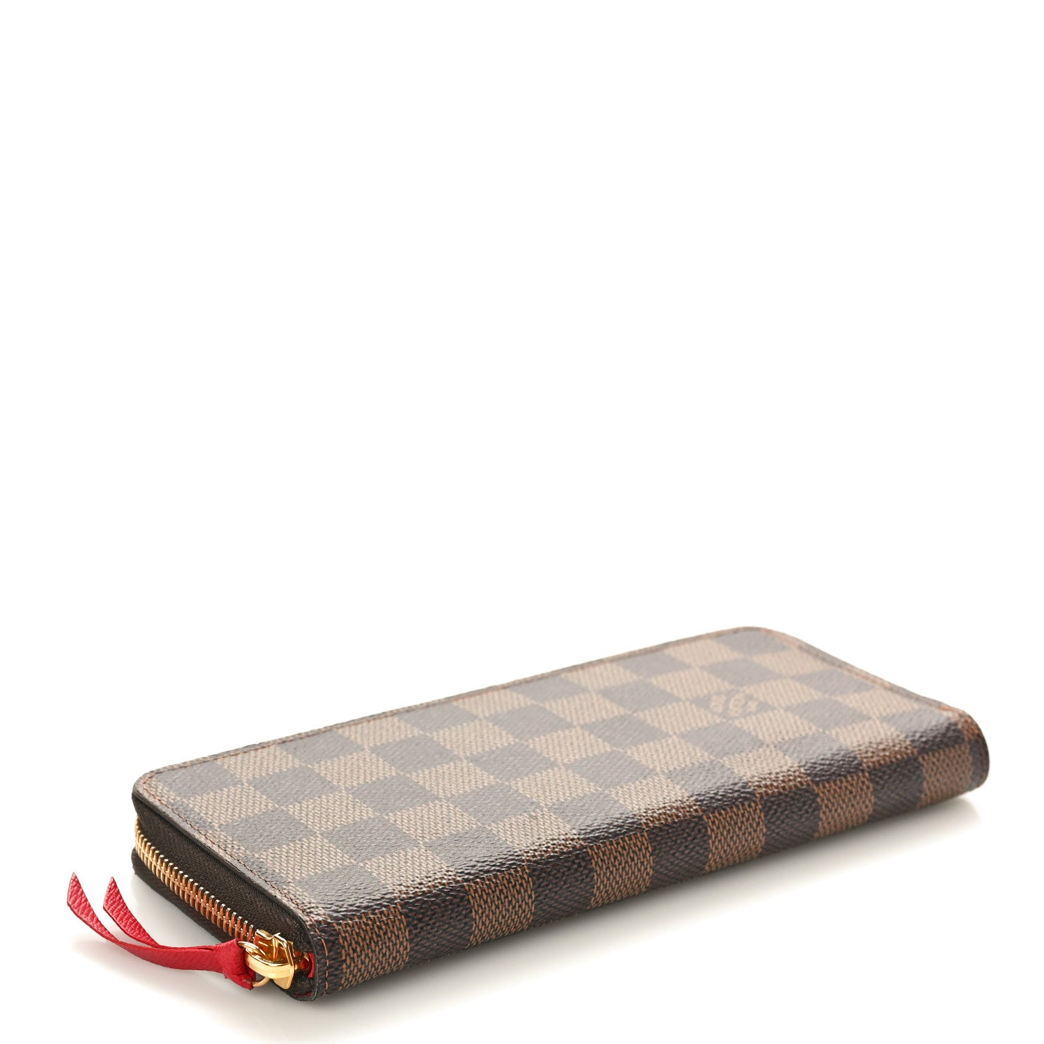Louis Vuitton Damier Ebene Clemence Wallet Cherry 4 of 7