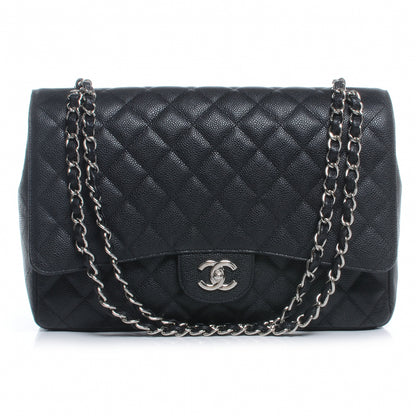 Chanel Caviar Maxi Single Flap Black 1 of 7