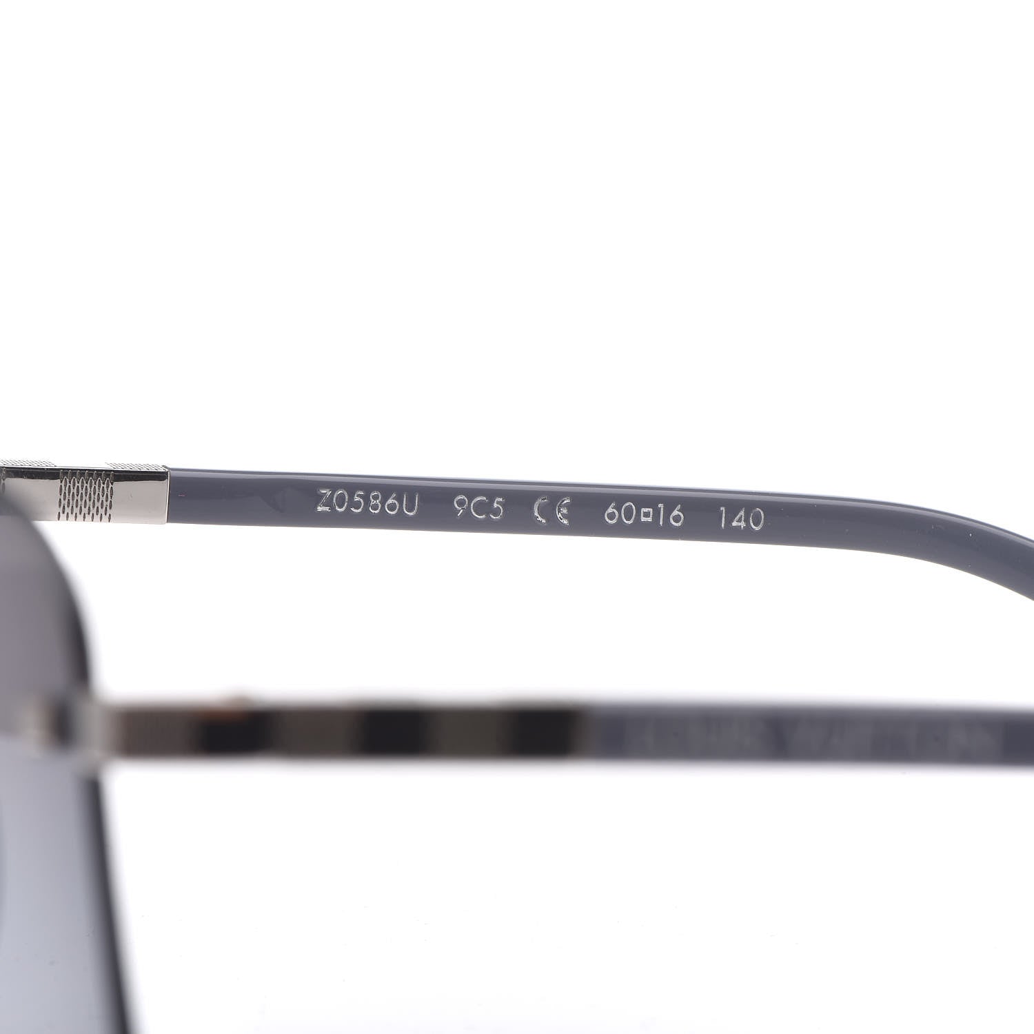 Louis Vuitton Aviator Sunglasses Z0586U Silver 6 of 7