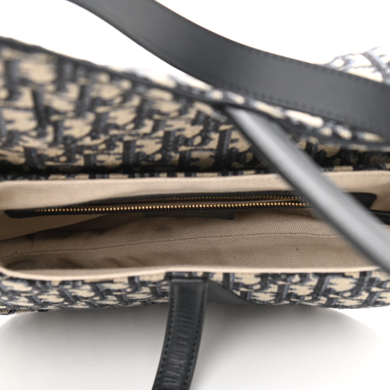 Christian Dior Oblique Saddle Bag Blue 5 of 10