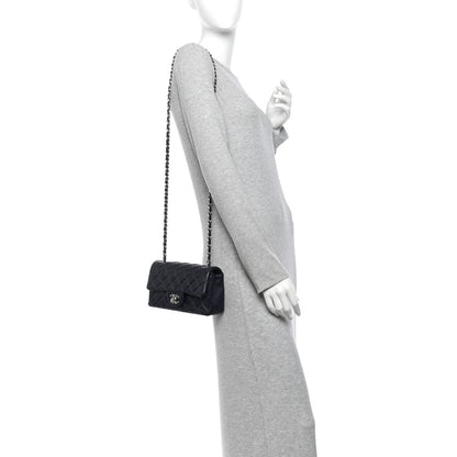 Chanel Caviar Quilted Mini Rectangular Flap Navy 2 of 13