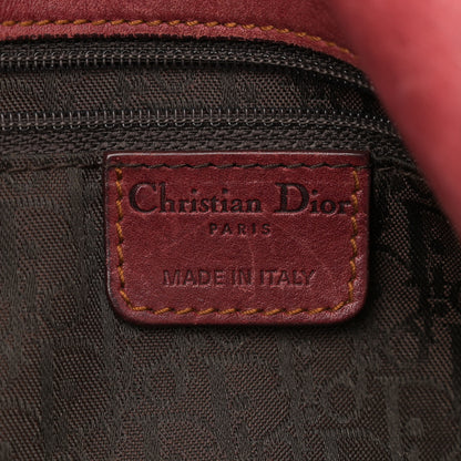 Christian Dior Calfskin Large Gaucho Double Saddle Bag Red 5 of 13