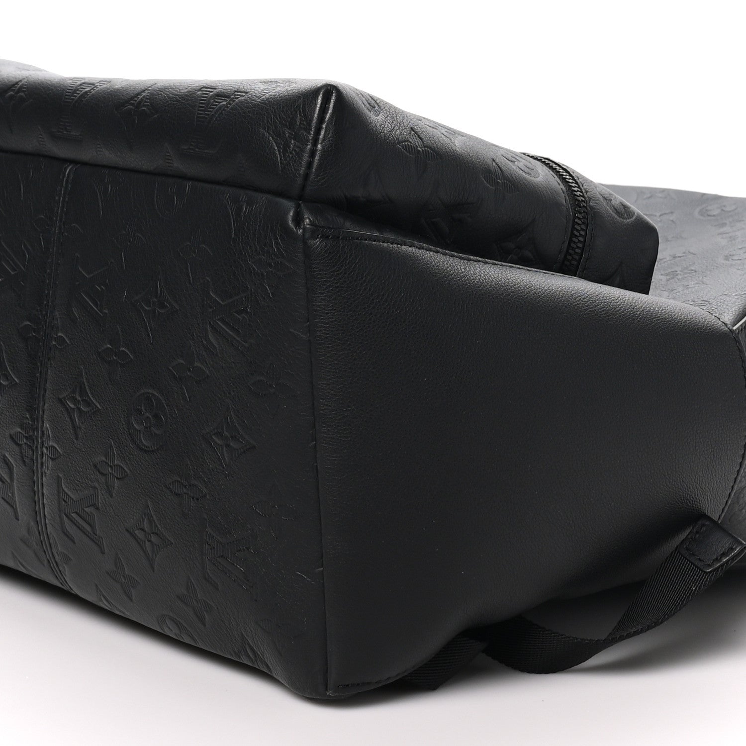 Louis Vuitton Calfskin Shadow Monogram Discovery Backpack PM Black 8 of 8