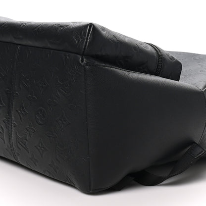 Louis Vuitton Calfskin Shadow Monogram Discovery Backpack PM Black 8 of 8