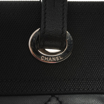 Chanel Coated Canvas Large Paris Biarritz Tote Black 8 of 8