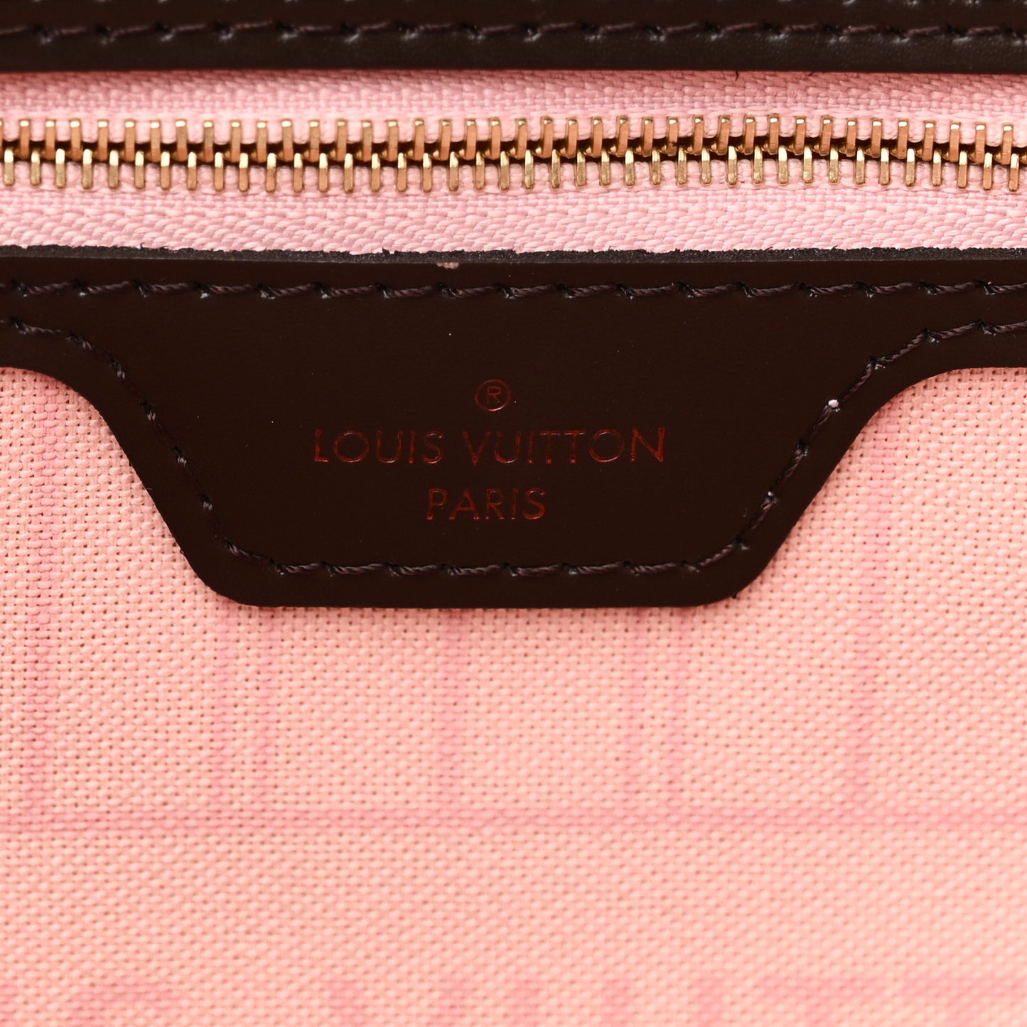 Damier Ebene Neo Neverfull MM Rose Ballerine